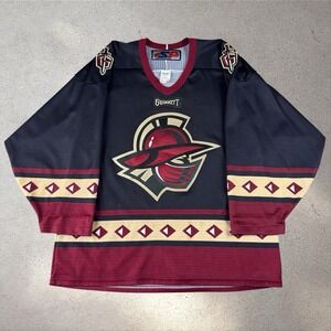 Authentic SP Gwinnett Gladiators Stitched Hockey Jersey Adult Medium ECHL